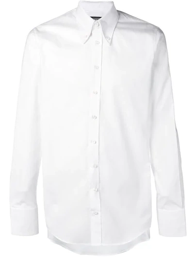 Shop Dsquared2 Oxford Slim-fit Shirt In White