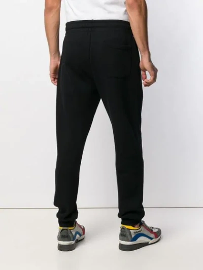Shop Moschino Classic Track Trousers In Black