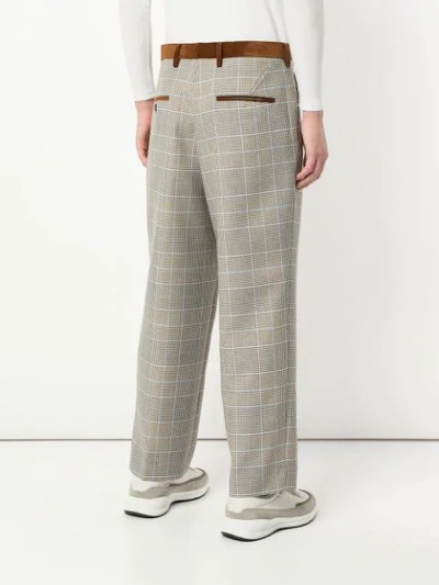 Shop A(lefrude)e Checked Trousers In Grey