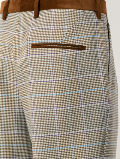 Shop A(lefrude)e Checked Trousers In Grey