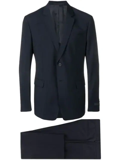 Shop Prada Classic Two-piece Suit In Blue