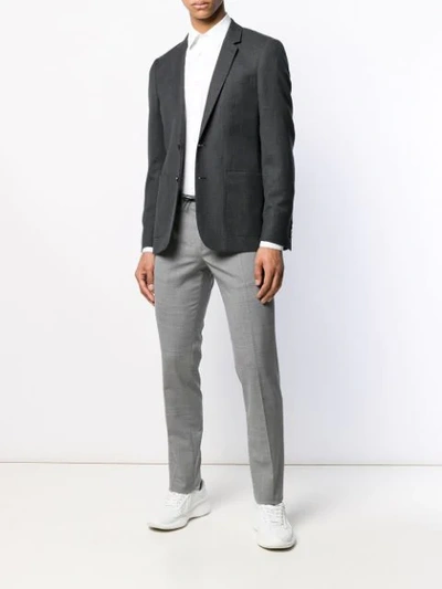 Shop Sandro Alpha Trousers In Grey