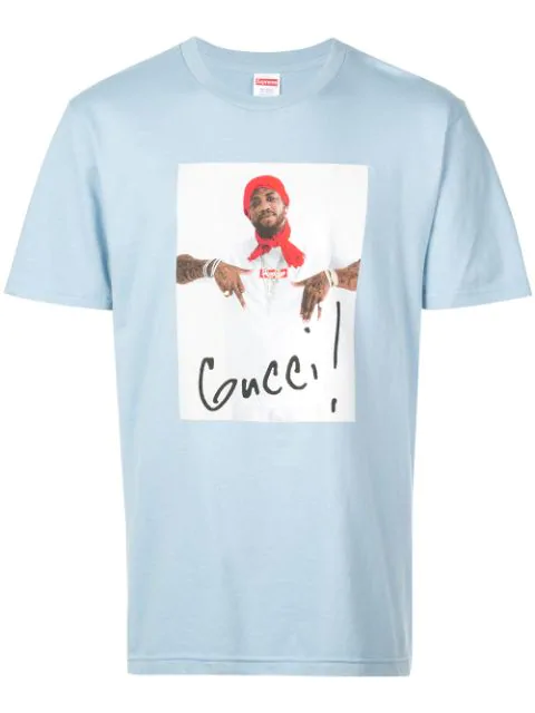 supreme blue tee
