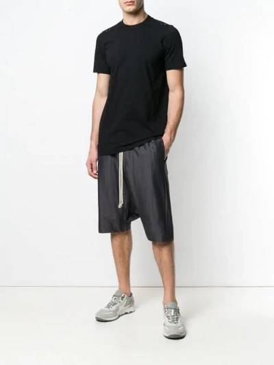 Shop Rick Owens Dropped In Grey
