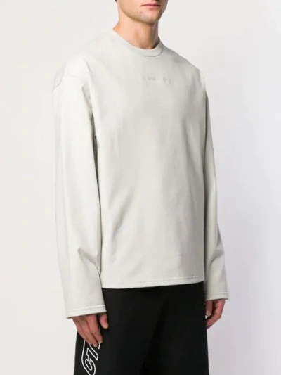 Shop Ih Nom Uh Nit Nasa Print Sweatshirt In Grey