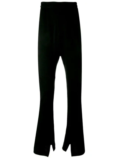 Shop Julius Flare Trousers - Black