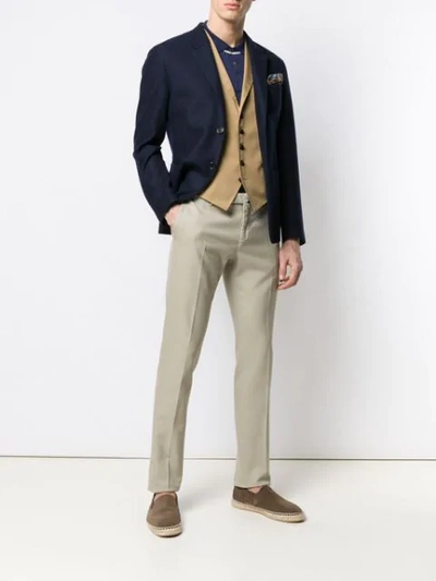 Tagliatore Dennis Waistcoat In Neutrals
