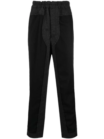 Shop Comme Des Garçons Shirt Loose Fitting Trousers - Black