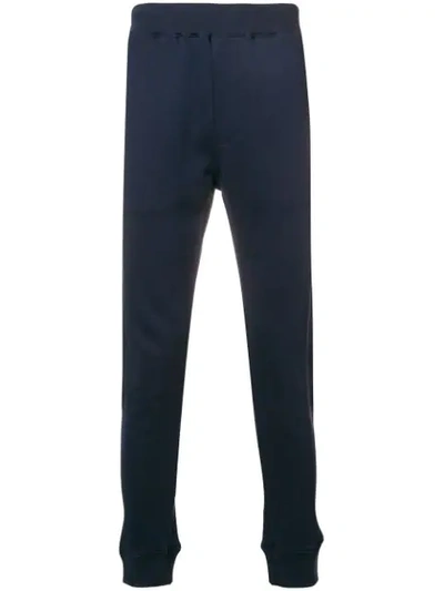 Shop Paolo Pecora X Champion Logo Fitted Track Trousers - Blue