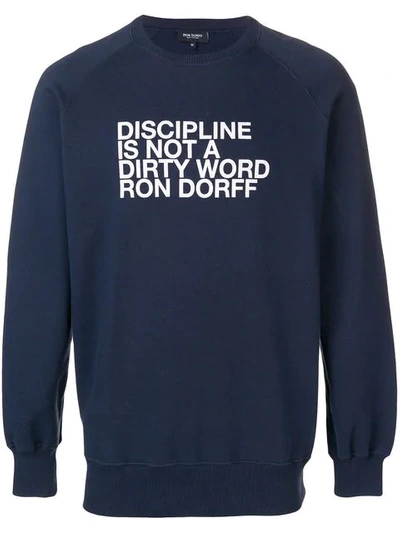 Sweatshirt DISCIPLINE. Ron Dorff