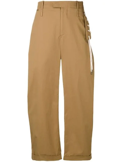 Shop Craig Green Loose-fit Straight-leg Trousers In Neutrals