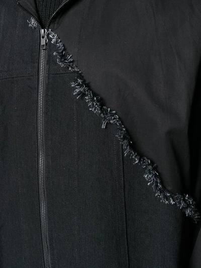 Shop Yohji Yamamoto Oversized Coat In Black