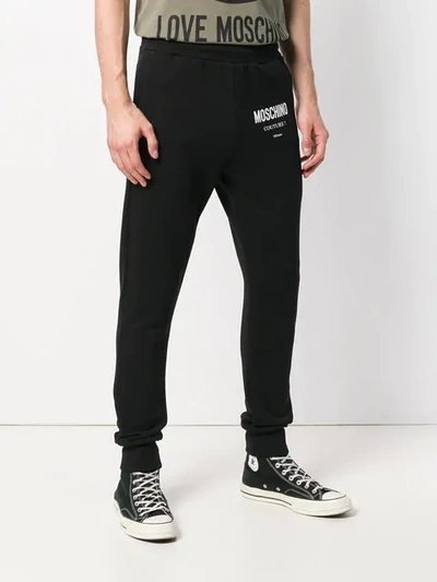 Shop Moschino Couture! Jogging Pants In Black