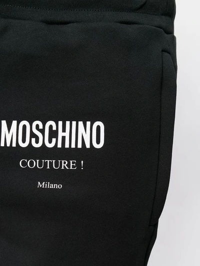 Shop Moschino Couture! Jogging Pants In Black