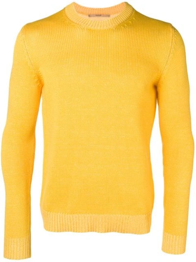 Shop Nuur Ribbed Jumper In Yellow