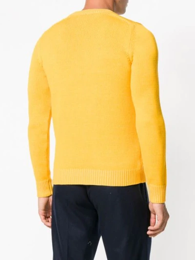 Shop Nuur Ribbed Jumper In Yellow
