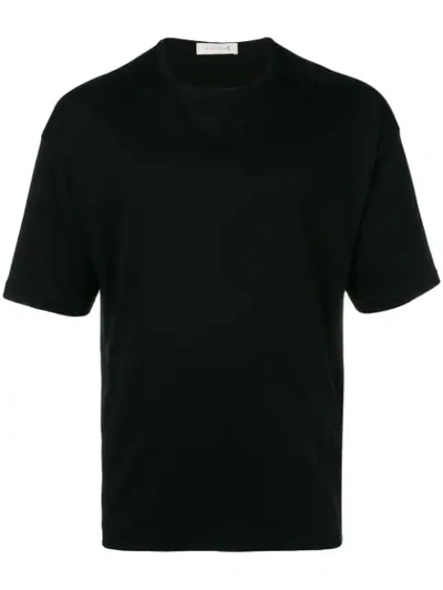 Shop Mackintosh Crew Neck T-shirt In Black