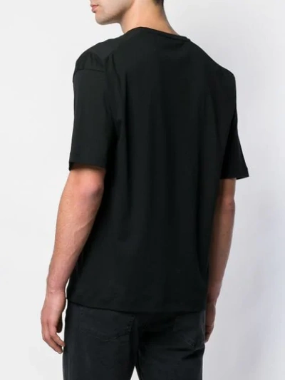 Shop Mackintosh Crew Neck T-shirt In Black