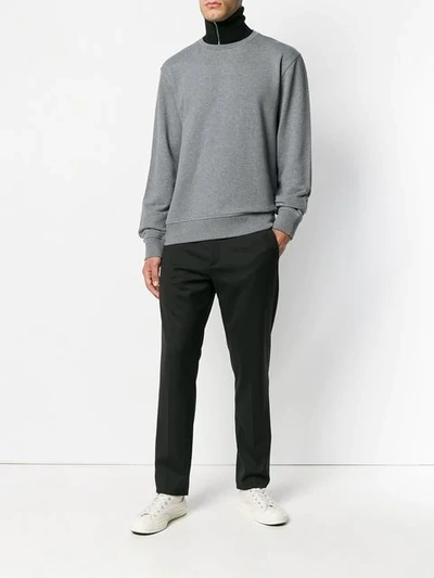 Shop Maison Margiela Elbow Patch Sweatshirt In Grey