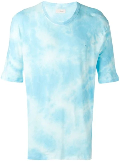 Shop Laneus Tie Dye T-shirt In Blue