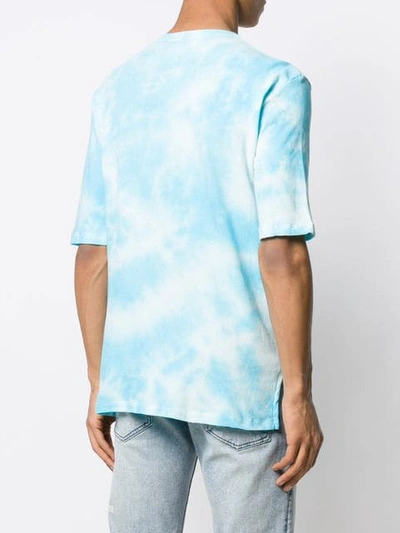 Shop Laneus Tie Dye T-shirt In Blue