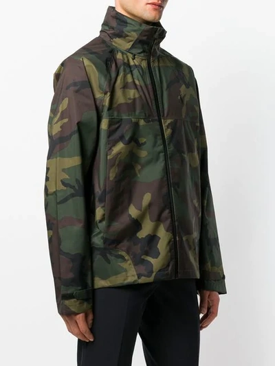 Shop Polo Ralph Lauren Camouflage Lightweight Jacket In Green