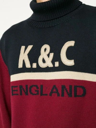KENT & CURWEN ENGLAND KNITTED SWEATER - 红色