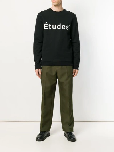 ÉTUDES STORY LOGO SWEATSHIRT - 黑色