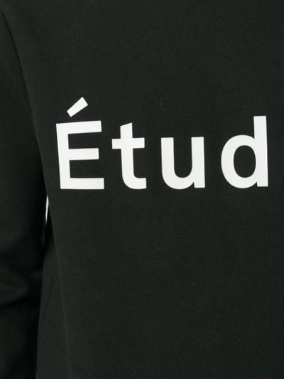 Shop Etudes Studio Études Story Logo Sweatshirt - Black