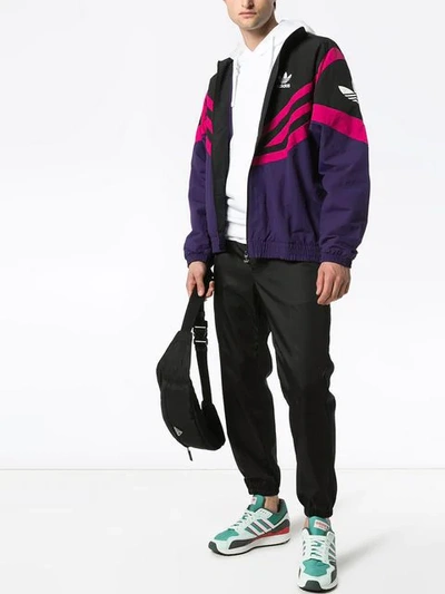 Adidas Originals Adidas Sportive Pink Stripe Track Jacket In Purple |  ModeSens