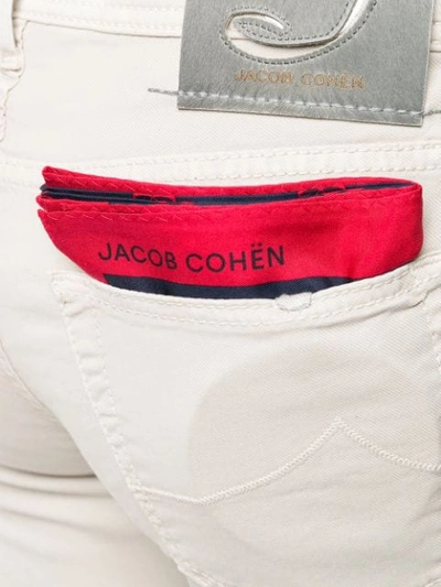 Shop Jacob Cohen Slim Jeans In Neutrals