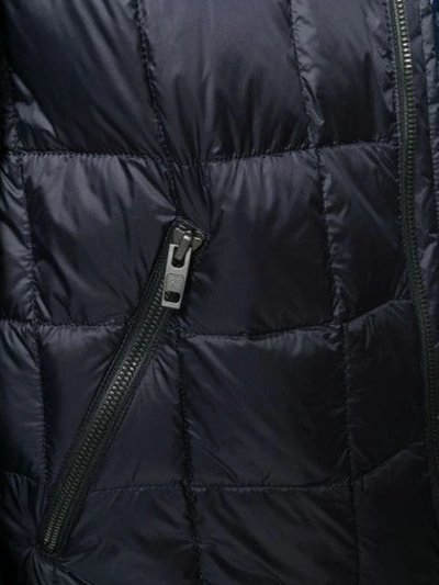 FAY ZIPPED QUILTED WAISTCOAT - 蓝色