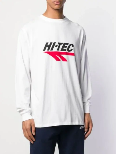 Shop Rassvet X Hi-tech Printed Sweatshirt In White