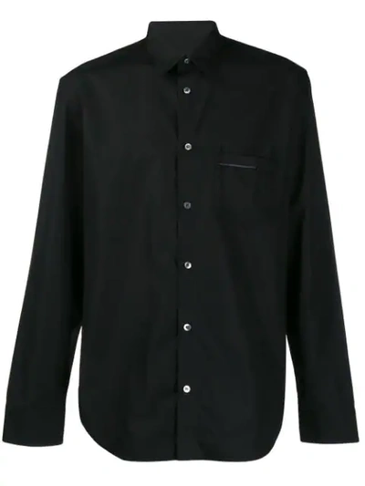 Shop Maison Margiela Minimal Shirt In Black