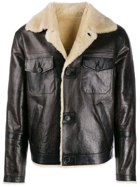 dsquared2 shearling jacket