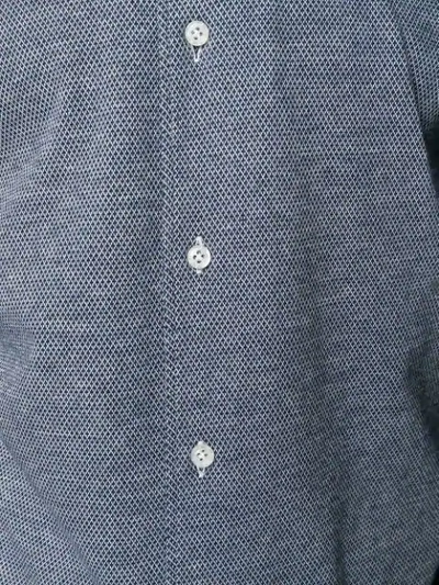 Shop Orian Textured Button Shirt - Blue