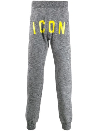 Shop Dsquared2 Icons Track Pants In 961 Grey