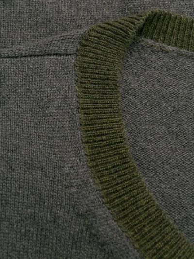 Shop Etro Fine Knit Sweater In Green