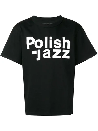 Shop Misbhv Polish Jazz T-shirt In Nero