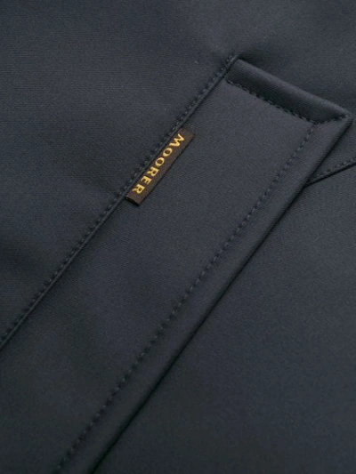 Moorer Bond Wi Parka In Blue