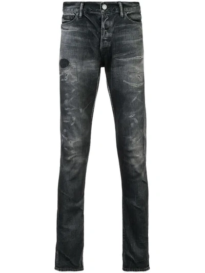 Shop John Elliott Jeans Mit Distressed-optik In Black