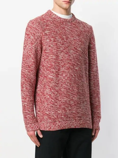 Shop Folk Irregular Stripe Sweater In Red