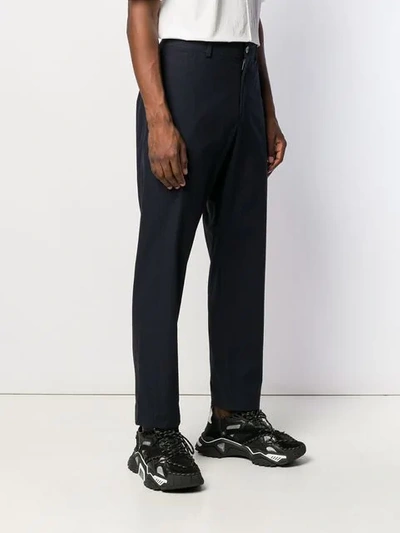 Shop Damir Doma Straight Leg Trousers In Blue