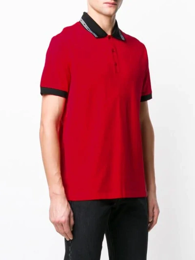 VERSACE 短袖POLO衫 - 红色