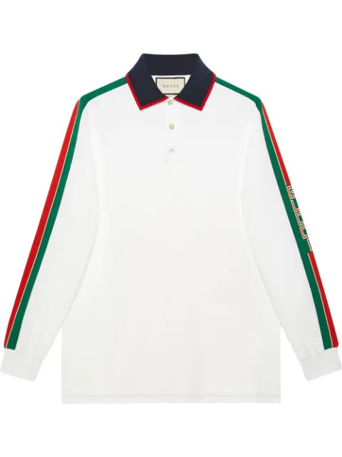 white long sleeve gucci shirt