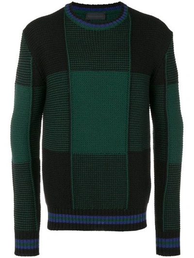 Shop Diesel Black Gold Kilty Sweater In Green
