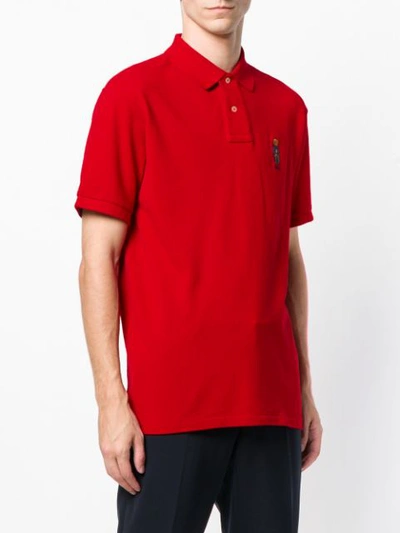 Shop Polo Ralph Lauren Logo Short-sleeve Polo Top - Red