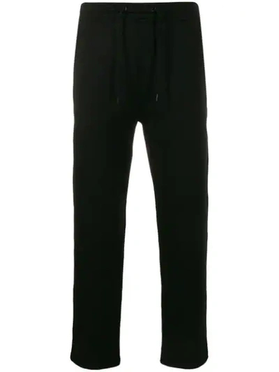 Shop Kenzo Textured Jogging Trousers In Black