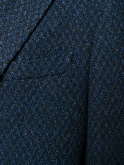 Shop Etro Single-breasted Coat In Blue