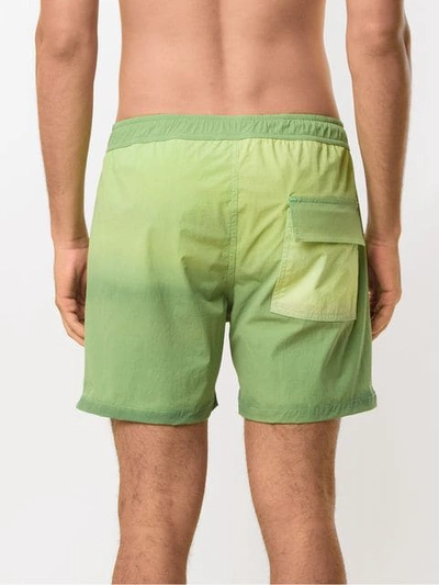 Shop Amir Slama Swimming Shorts In Green